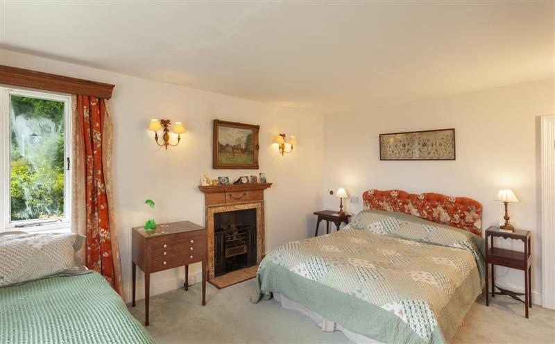 One of the bedrooms at Chapel Knap, Porlock Weir