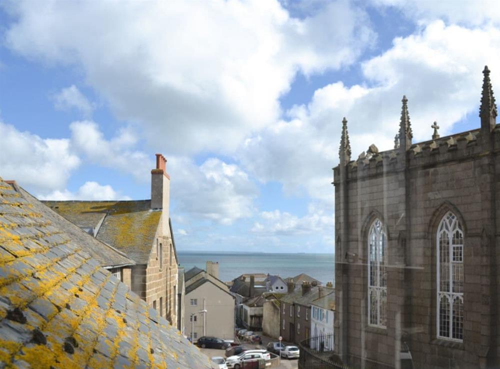 Lovely view from the second double bedroom at Chapel Street in Penzance, Cornwall