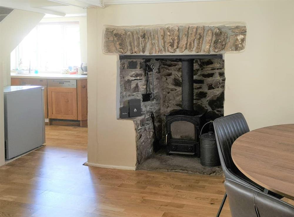 Living room/dining room at Chapel View in Brentor, near Tavistock, Devon