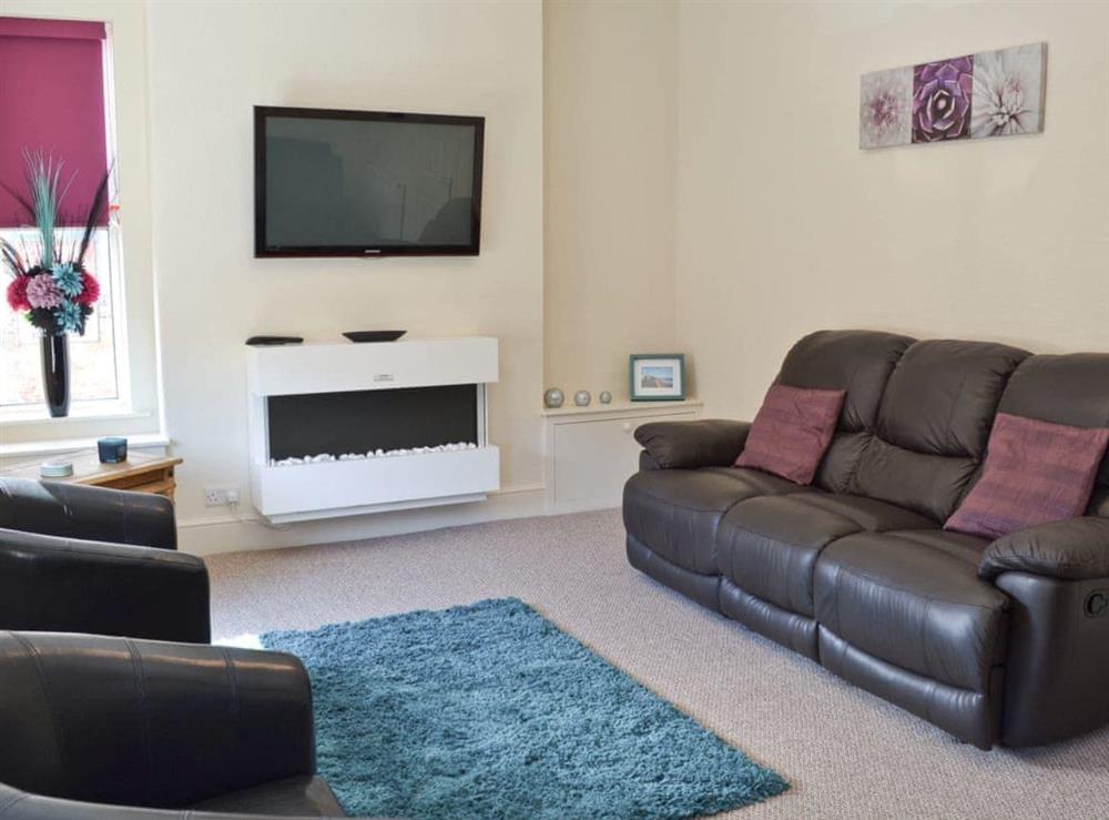 Living room at Chapel View in Filey, North Yorkshire