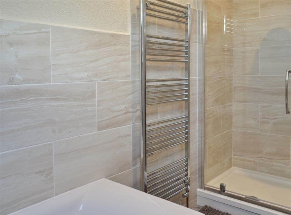 Shower at Chapel View in Filey, North Yorkshire