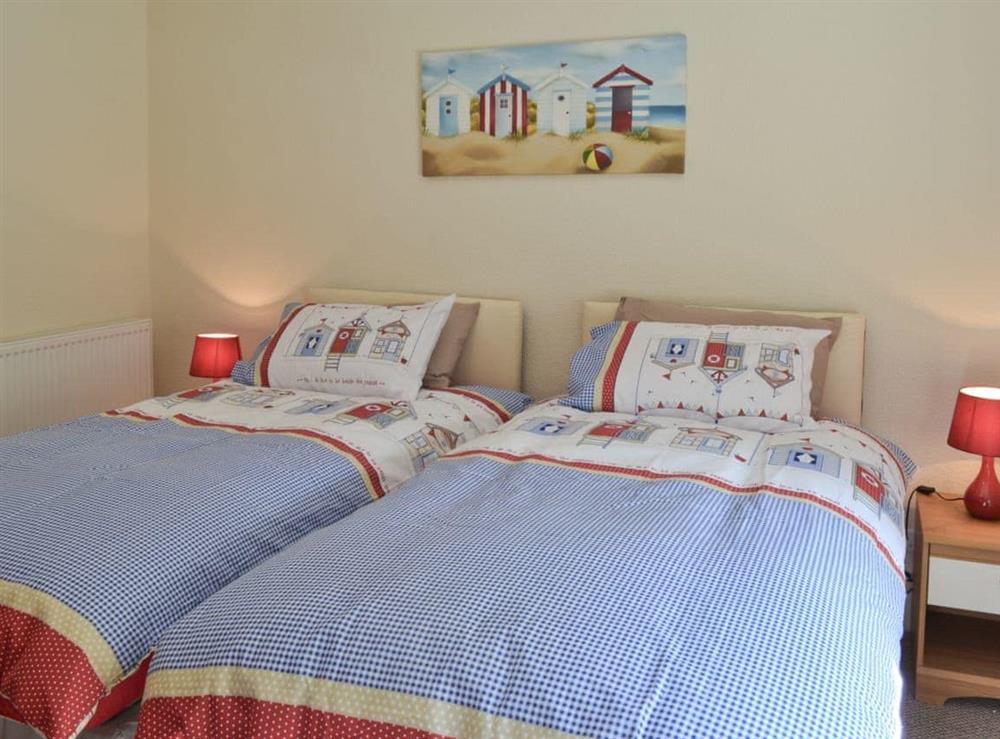 Twin bedroom at Chapel View in Filey, North Yorkshire
