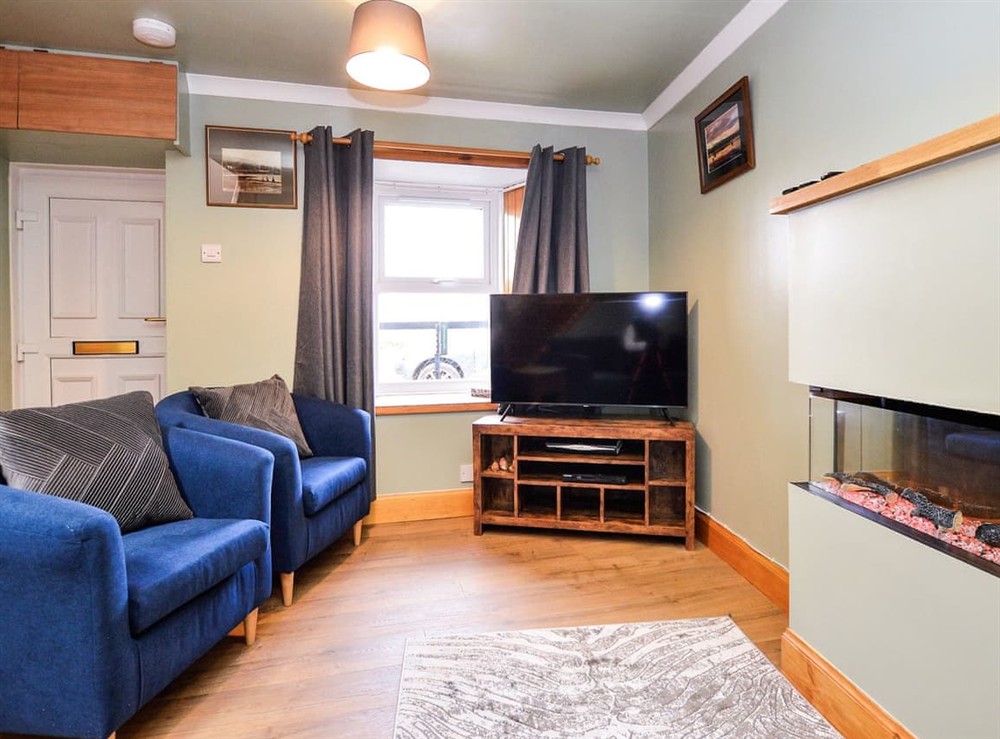 Living room at Chapelton Cottage in Strachur, Argyll