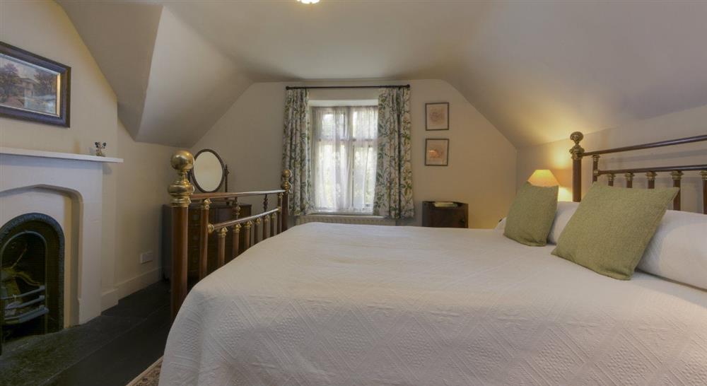 Double bedroom of Chaplain's Lodge, Wraxall, Somerset at Chaplain's Lodge in Wraxall, Somerset