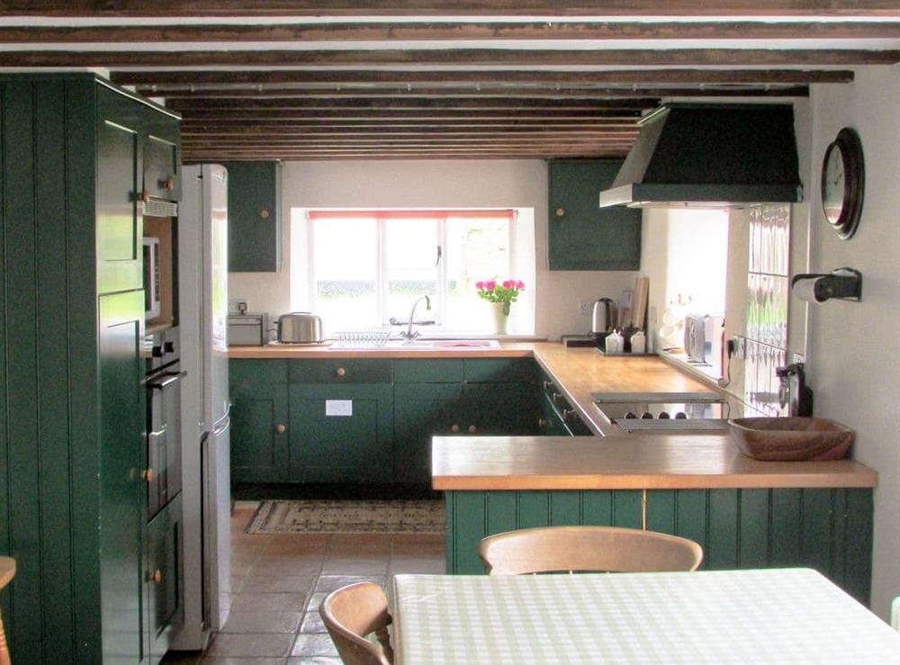 Kitchen at Chaplands in Beaford, near Great Torrington, Devon