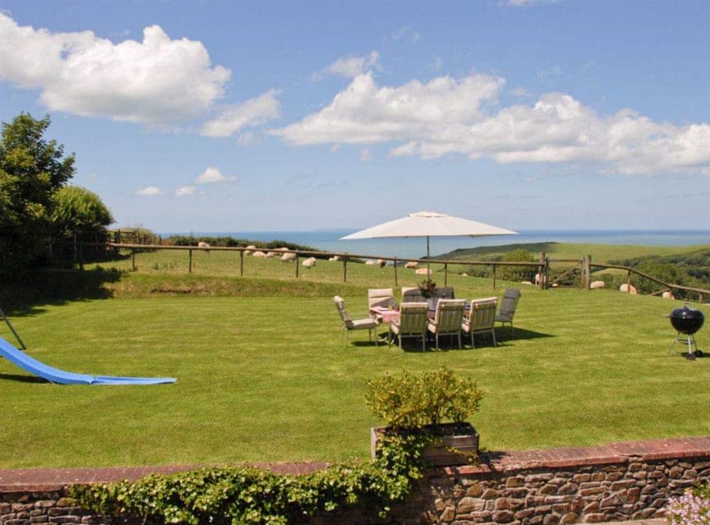 Garden and grounds at Chapmans House in Fairy Cross, Nr Clovelly., Devon
