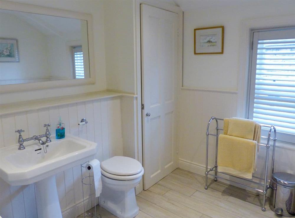Bathroom at Chareside Cottage in Corbridge, near Hexham, Northumberland