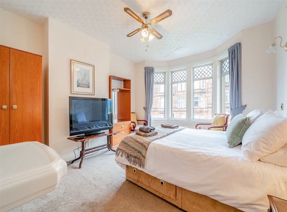 Double bedroom at Charles House in Largs, Ayrshire