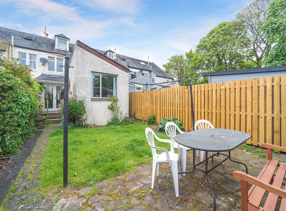 Garden at Charles House in Largs, Ayrshire