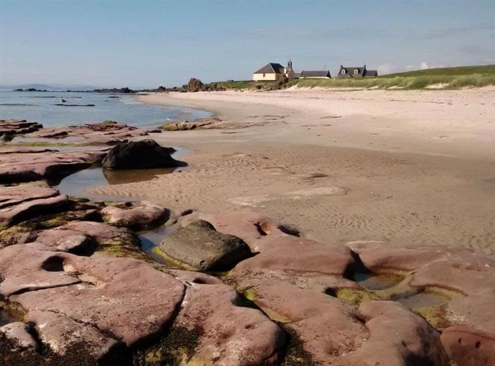A’Chleit Beach at Charlies Cottage in Muasdale, near Campbeltown, Argyll