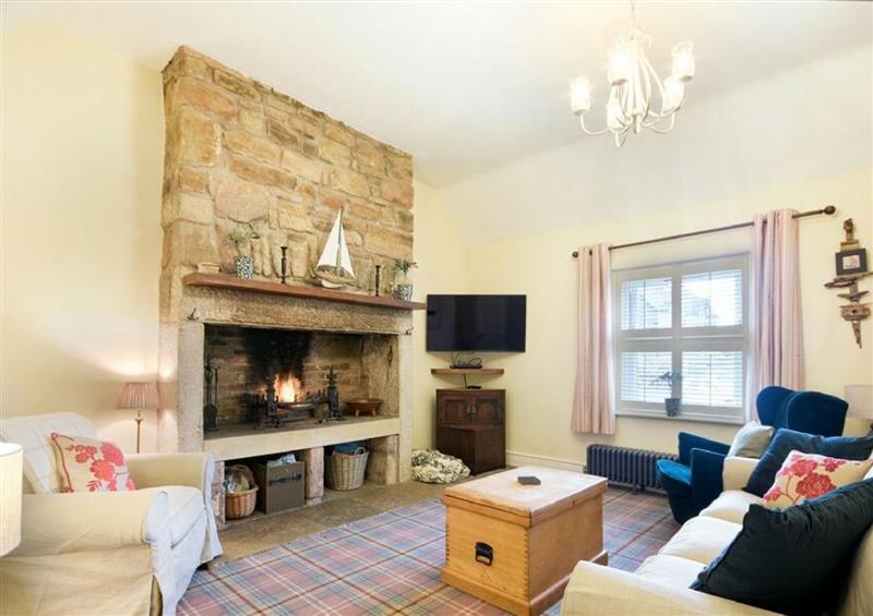 Relax in the living area at Charlton Cottage, Bamburgh