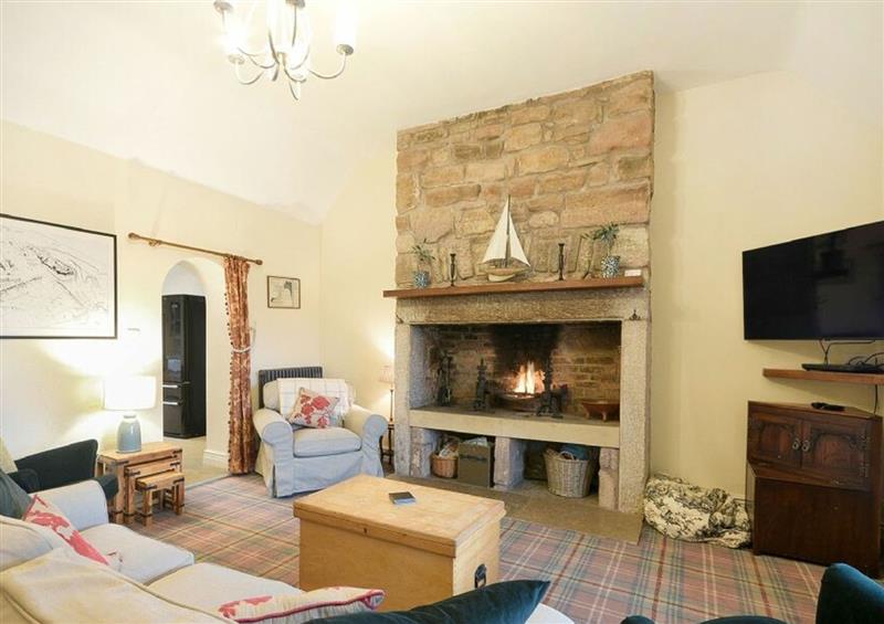 This is the living room at Charlton Cottage, Bamburgh