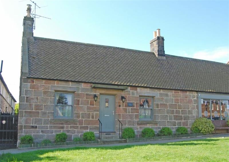 This is the setting of Charlton Cottage at Charlton Cottage, Bamburgh
