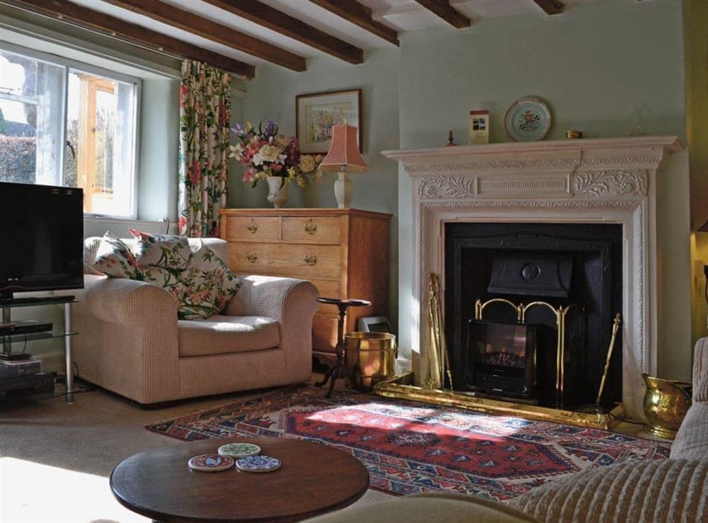 Living room at Charlton Cottage in Icomb, Nr Stow-on-the-Wold., Gloucestershire