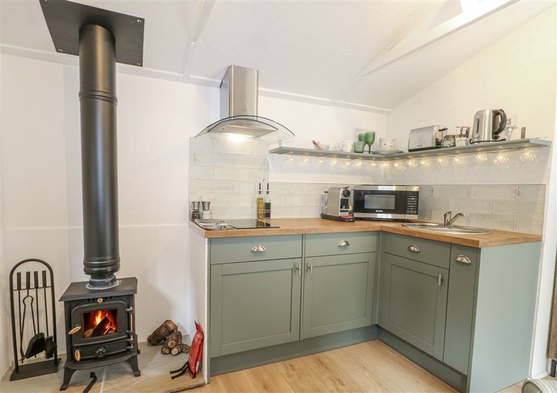 Kitchen at Charltons Hollow Cabin, Bolney