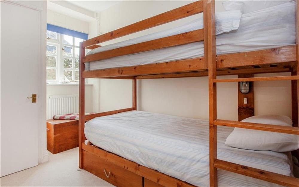 Bunk beds in bedroom 3 at Charmouth House in Charmouth