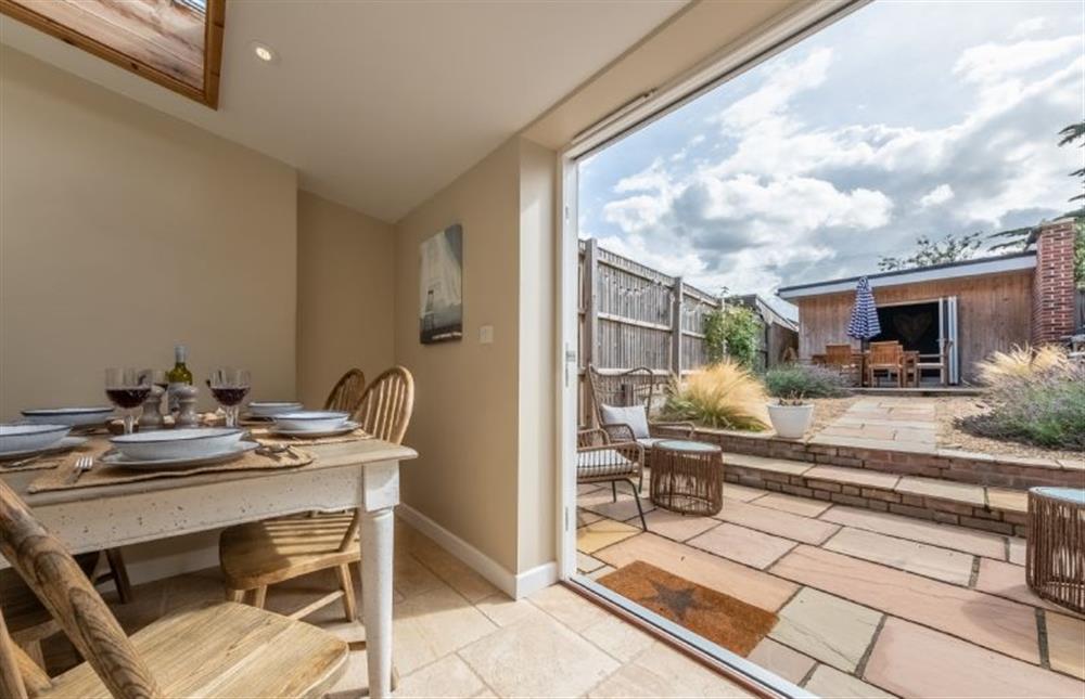 Bring the outside in, with the bi-folding doors at Charnwood Cottage, Burnham Market