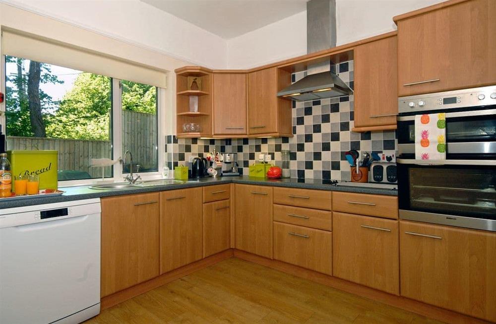 This is the kitchen at Charnwood Cottage in Dale, near Haverfordwest, Pembrokeshire, Dyfed