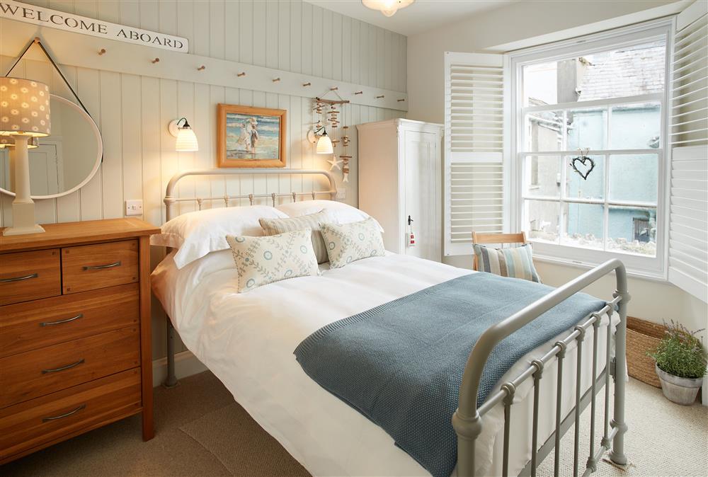 First floor: Bedroom with a 4\u00276 double bed  at Chart House, Tenby