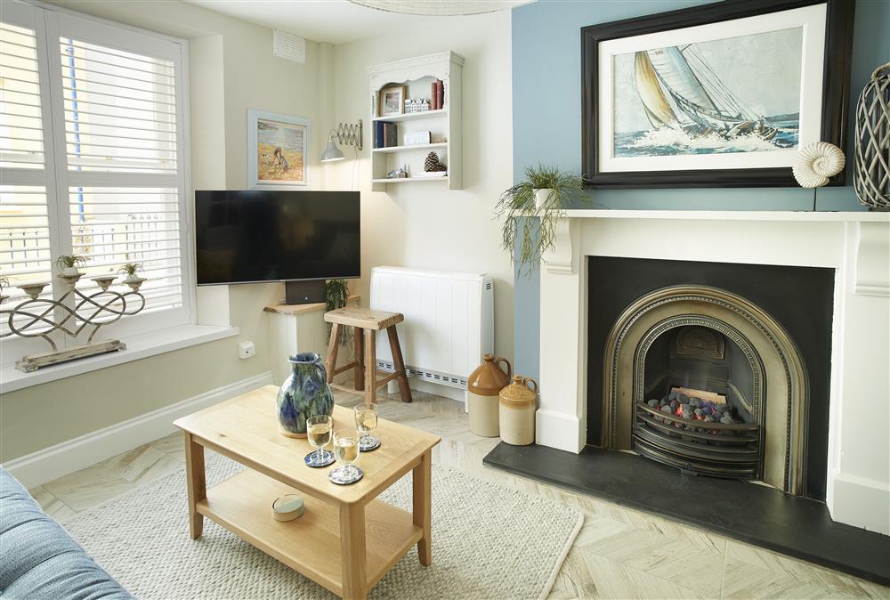 Ground floor: Sitting room with gas fire  (photo 2) at Chart House, Tenby