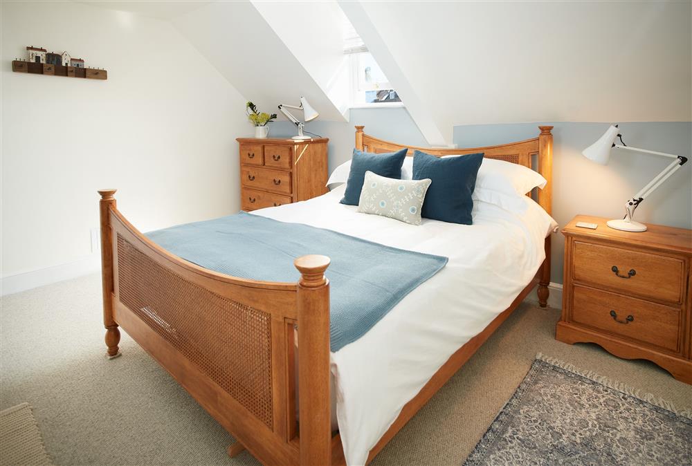 Third floor: Bedroom with a 5\u0027 king-size bed (photo 2) at Chart House, Tenby