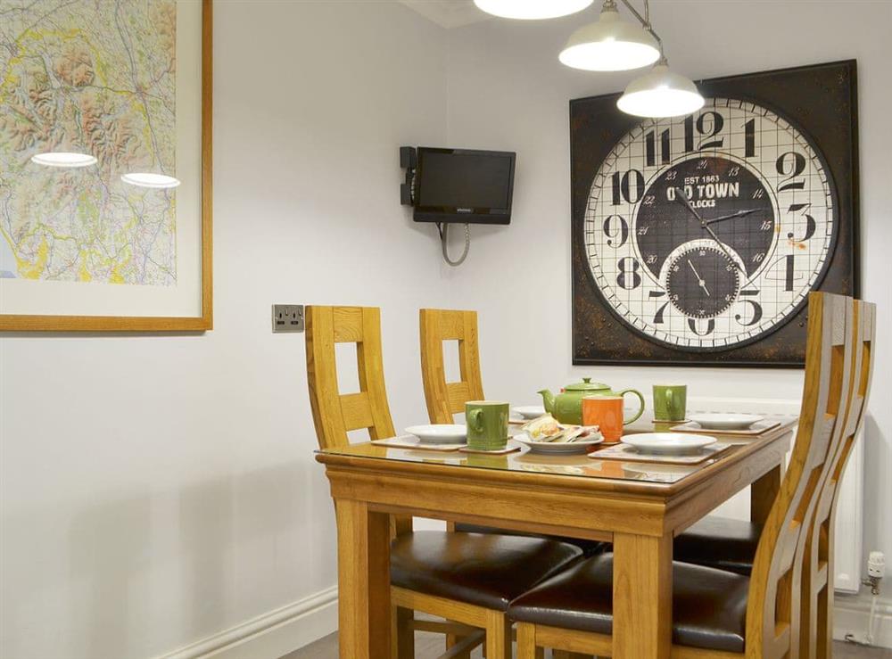 Breakfast area in the spacious kitchen at Chartfield in Windermere, Cumbria