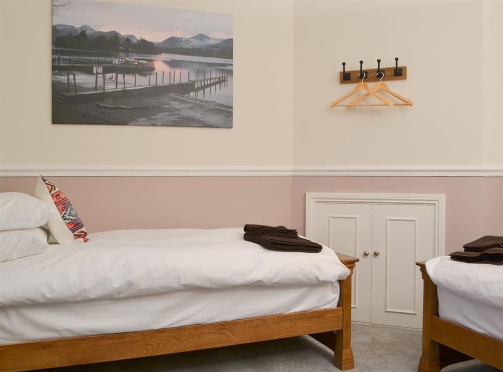 Quirky twin bedded room at Chartfield in Windermere, Cumbria