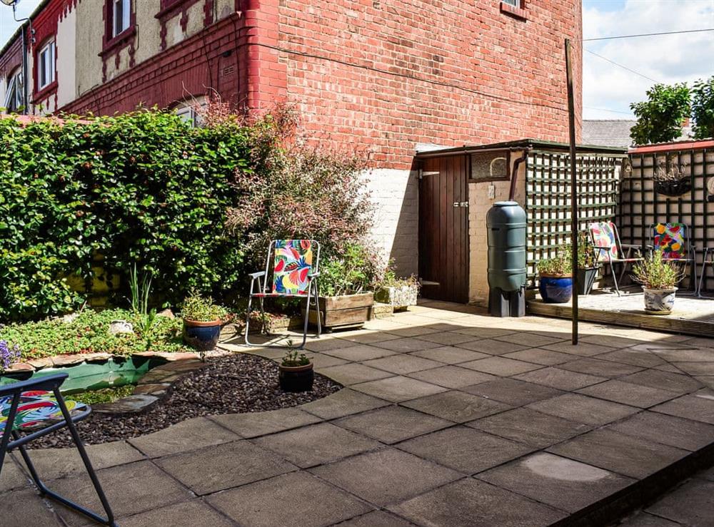 Outdoor area at Chaseley House in Blackpool, Lancashire