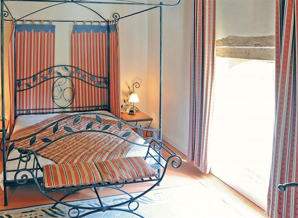 Double bedroom at Ch&acirc;teau du Treuil in Burie, Charente-Maritime, France