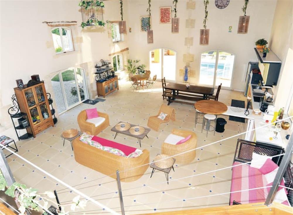 Living area (photo 2) at Ch&acirc;teau du Treuil in Burie, Charente-Maritime, France