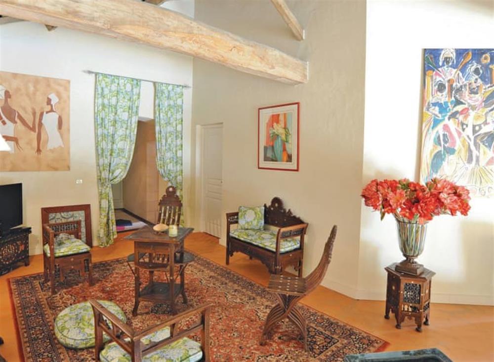 Living area (photo 3) at Ch&acirc;teau du Treuil in Burie, Charente-Maritime, France