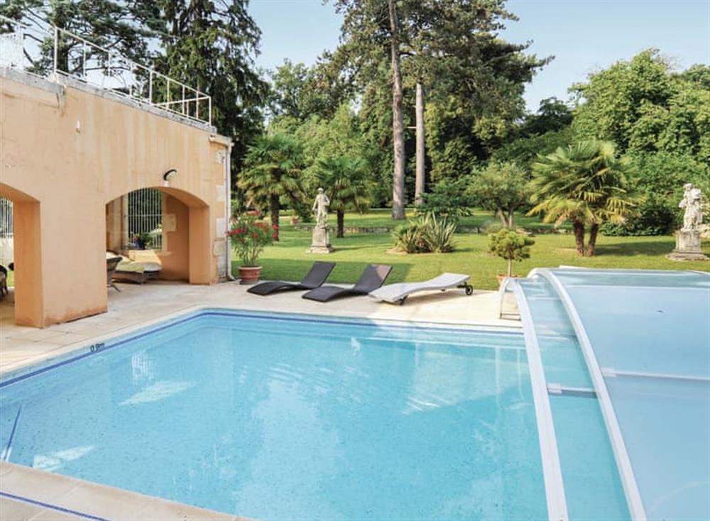 Swimming pool (photo 2) at Ch&acirc;teau du Treuil in Burie, Charente-Maritime, France