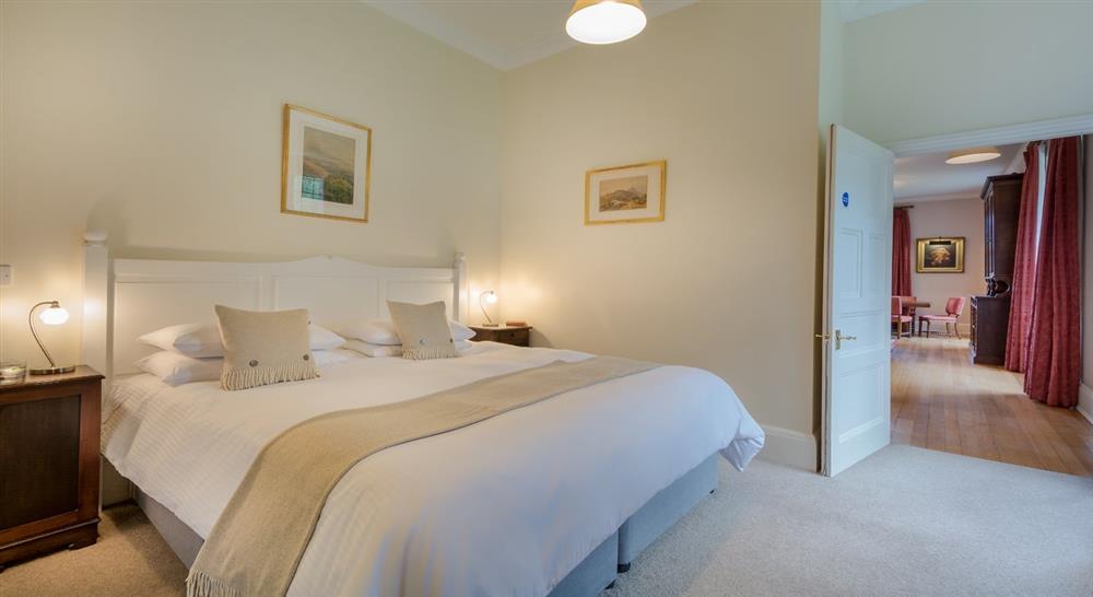 The downstairs double bedroom at Chatham in Falmouth, Cornwall