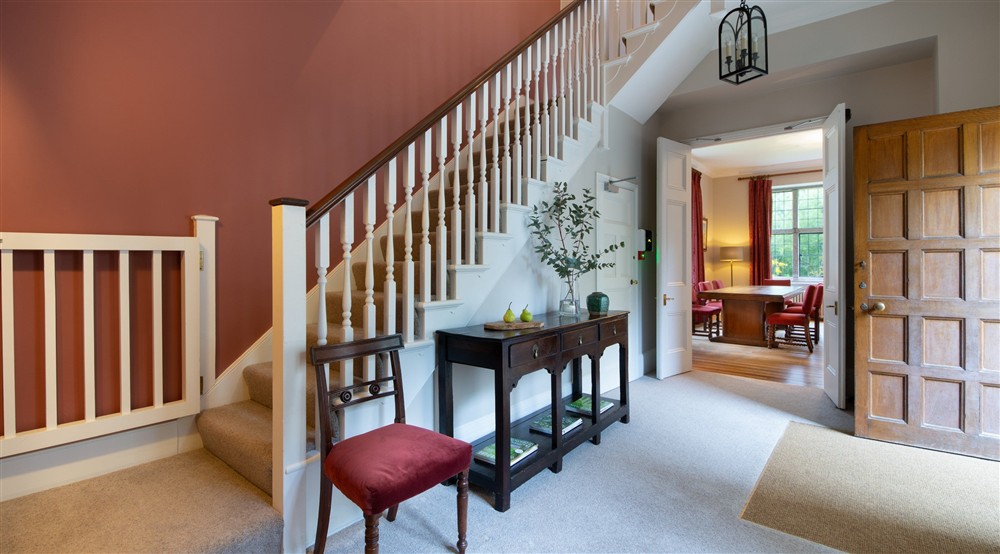 The entrance hall at Chatham in Falmouth, Cornwall