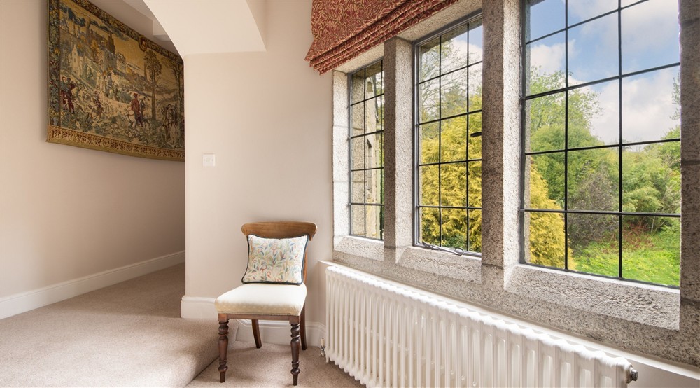 The first-floor hallway at Chatham in Falmouth, Cornwall
