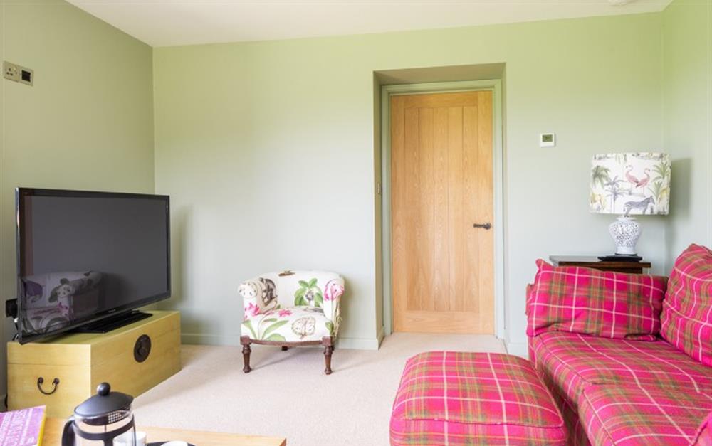 Relax in the living area at Chatwell Farm in Modbury