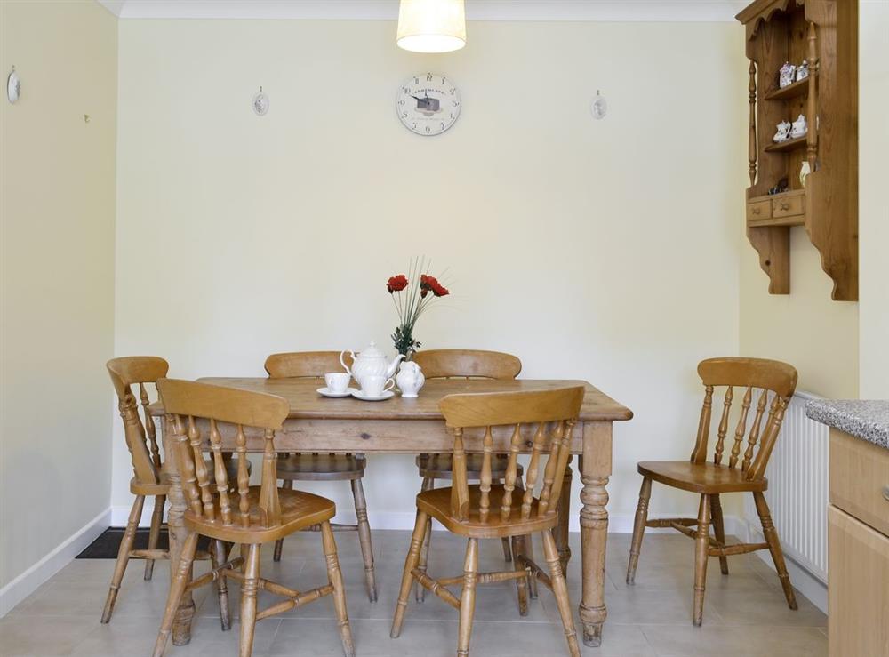 Dining Area at Chaucer Rise in Exmouth, Devon