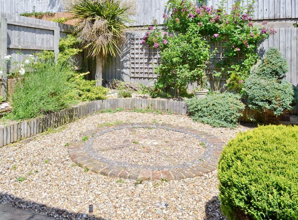 Garden at Chaucer Rise in Exmouth, Devon