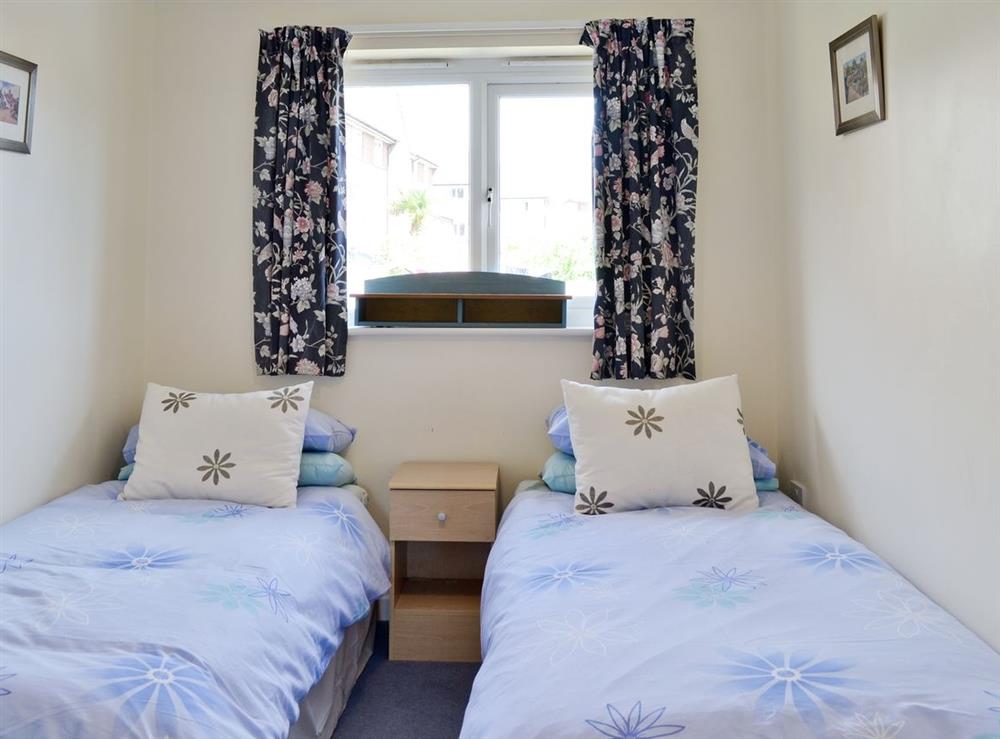 Twin bedroom at Chaucer Rise in Exmouth, Devon