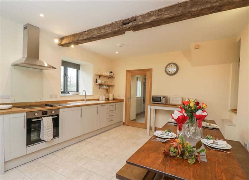 This is the kitchen at Chequers Barn, Corsham