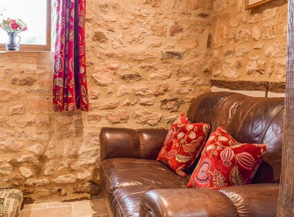 Living area at Cherry Barn in Weston Subedge, near Chipping Campden, Gloucestershire