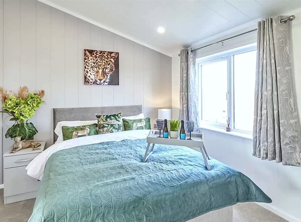 Double bedroom at Cherry Blossom 37 in Fitling, near Burton Pidsea, North Humberside