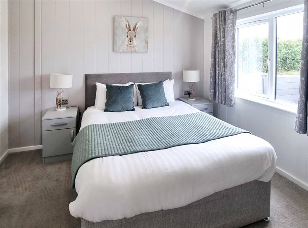 Double bedroom at Cherry Blossom 48 in Fitling, near Burton Pidsea, North Humberside