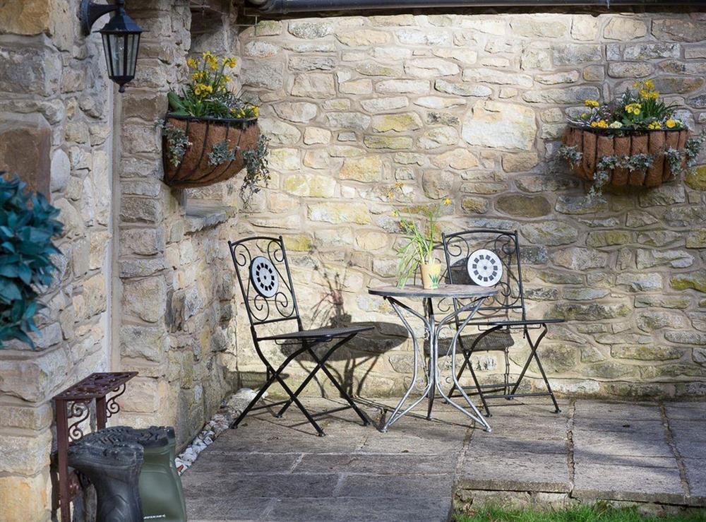 Appealing outdoor seating area at Cherry Blossom in Pickering, North Yorkshire