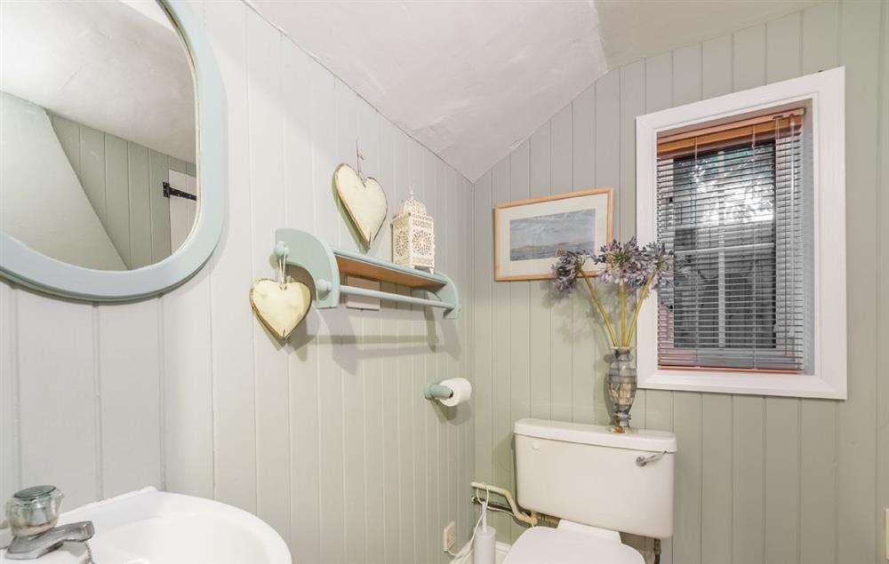 Cloakroom with wc at Cherry Cottage, Ripe