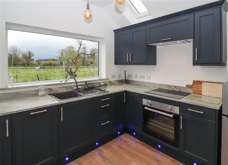 This is the kitchen at Cherry Croft, Bowness-On-Solway