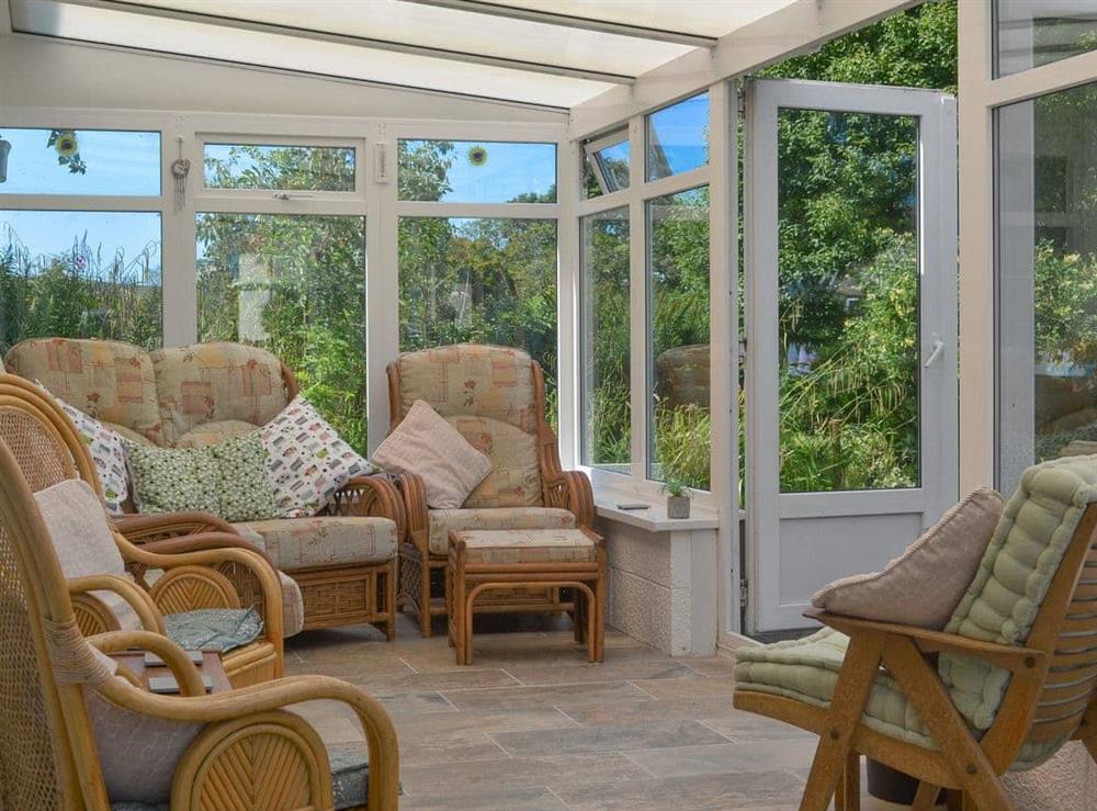 Light and airy sunroom at Cherry Garth in Goathland, Yorkshire, North Yorkshire