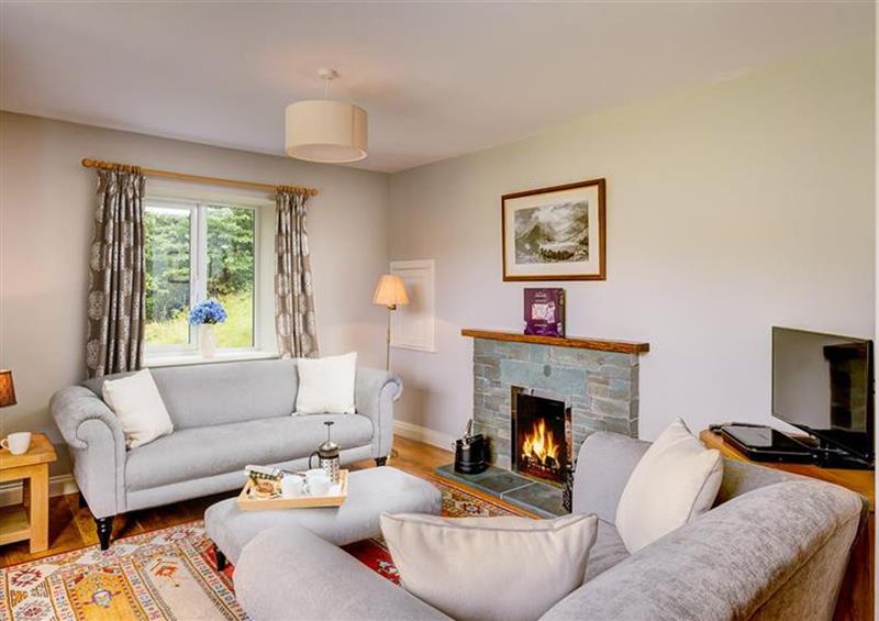 This is the living room at Cherry Garth, Ullswater