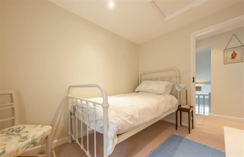 First floor: Bedroom three with single bed at Cherry Hill, North Creake near Fakenham