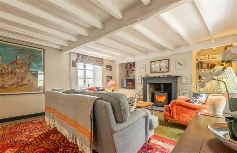 Ground floor: A cosy sitting and colourful living area at Cherry Hill, North Creake near Fakenham